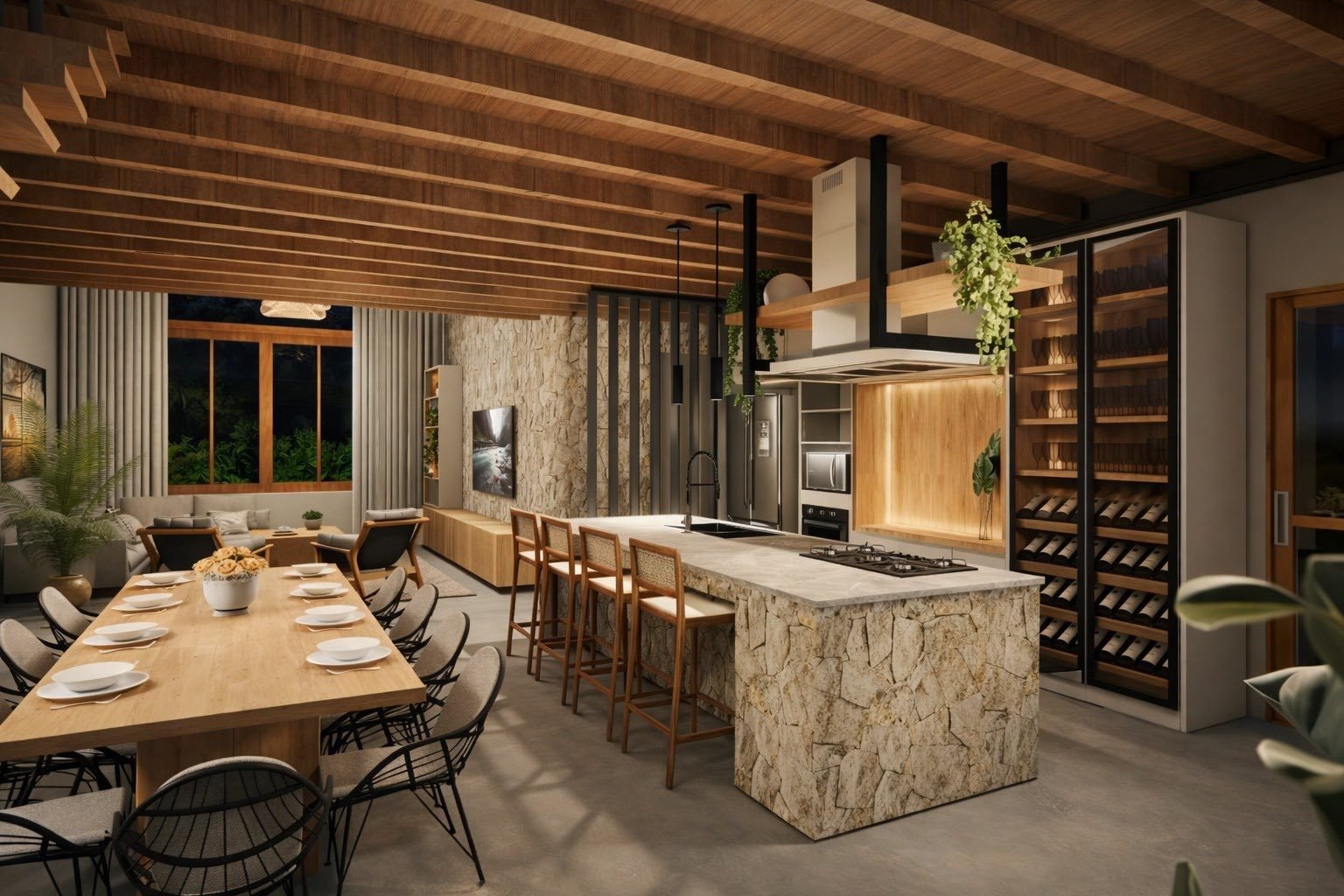 Turnkey Design & Build — full open-plan execution
