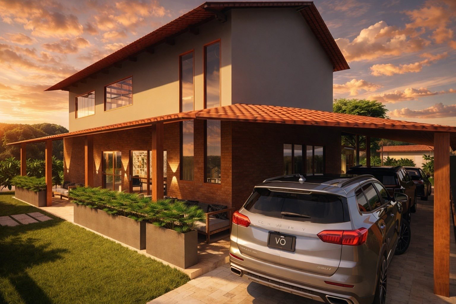 Turnkey handover — completed exterior